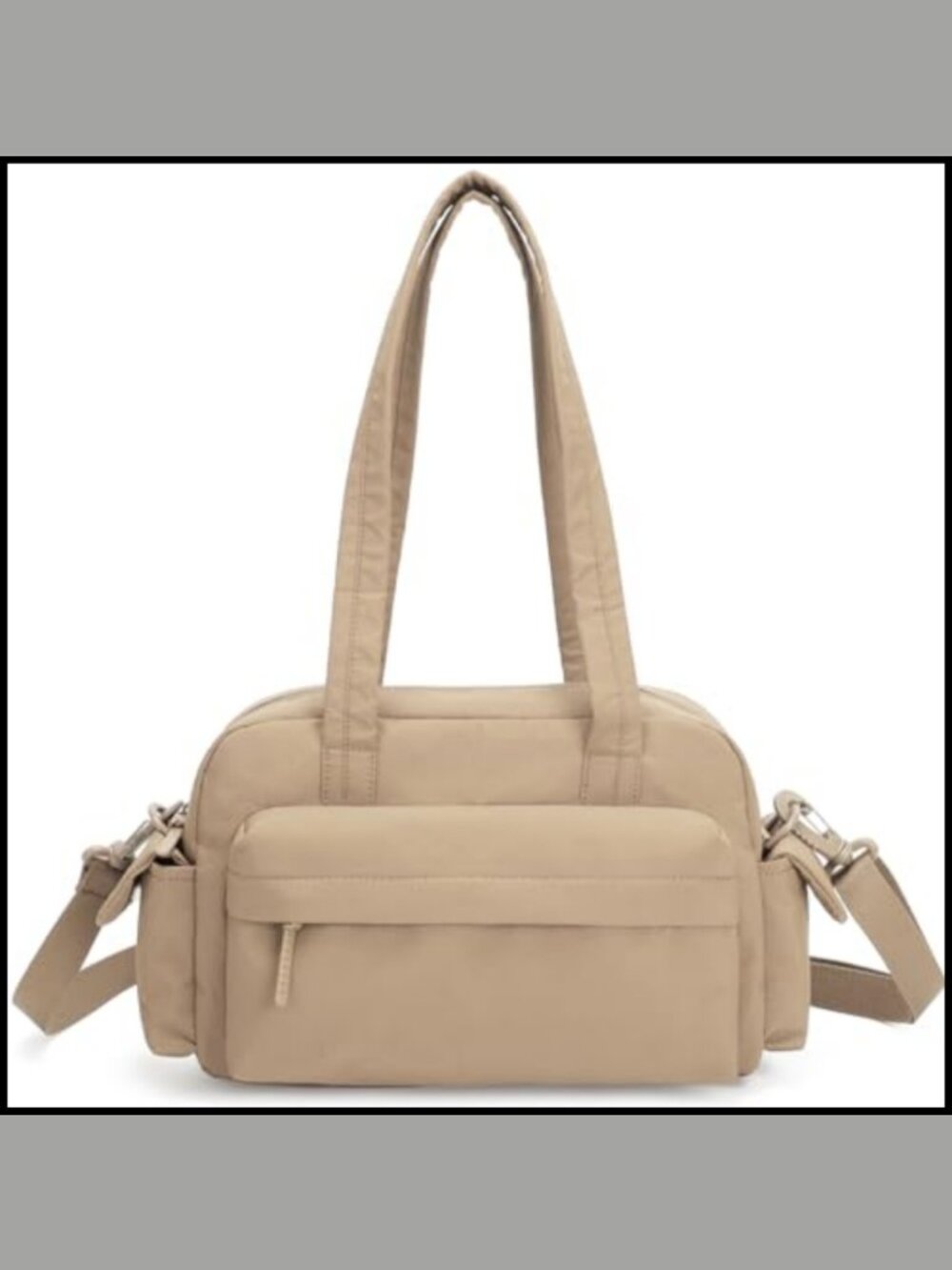 Water-Resistant Nylon Tote Crossbody Shoulder Bag Top-Handle Purse Boston